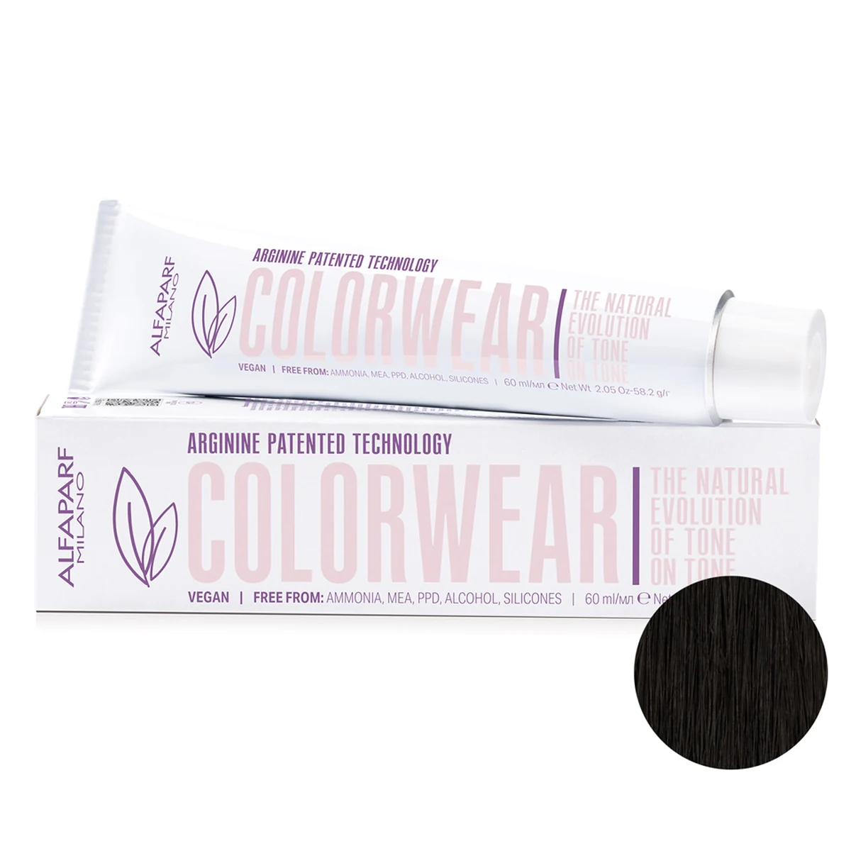 ALFAPARF MILANO Professional Тонирующая краска для волос 5.1 СOLOR WEAR, 60 мл