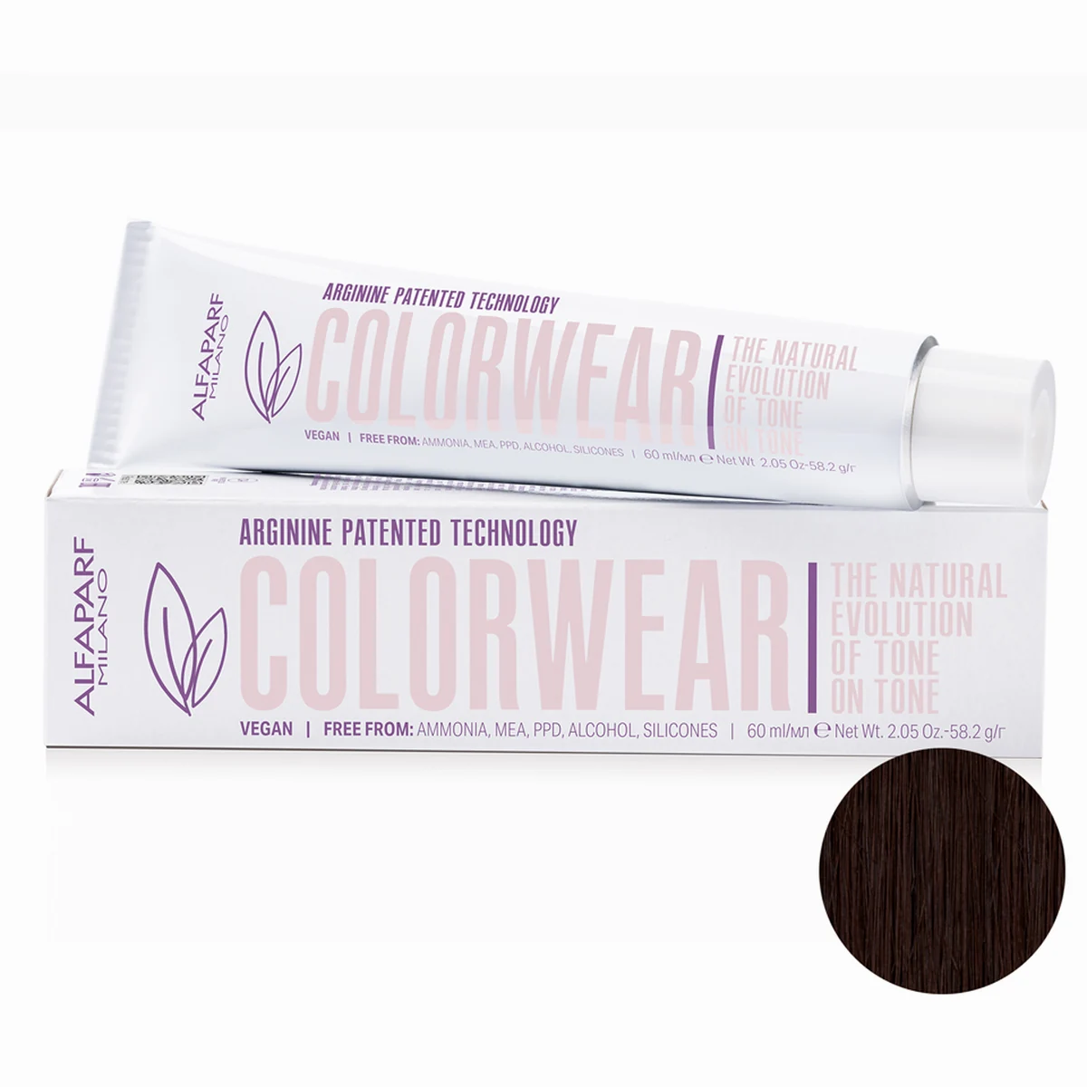 ALFAPARF MILANO Professional Тонирующая краска для волос 5.32 СOLOR WEAR, 60 мл