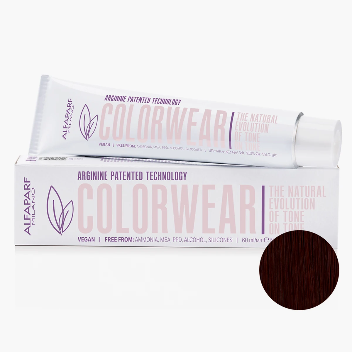 ALFAPARF MILANO Professional Тонирующая краска для волос 5.5 СOLOR WEAR, 60 мл