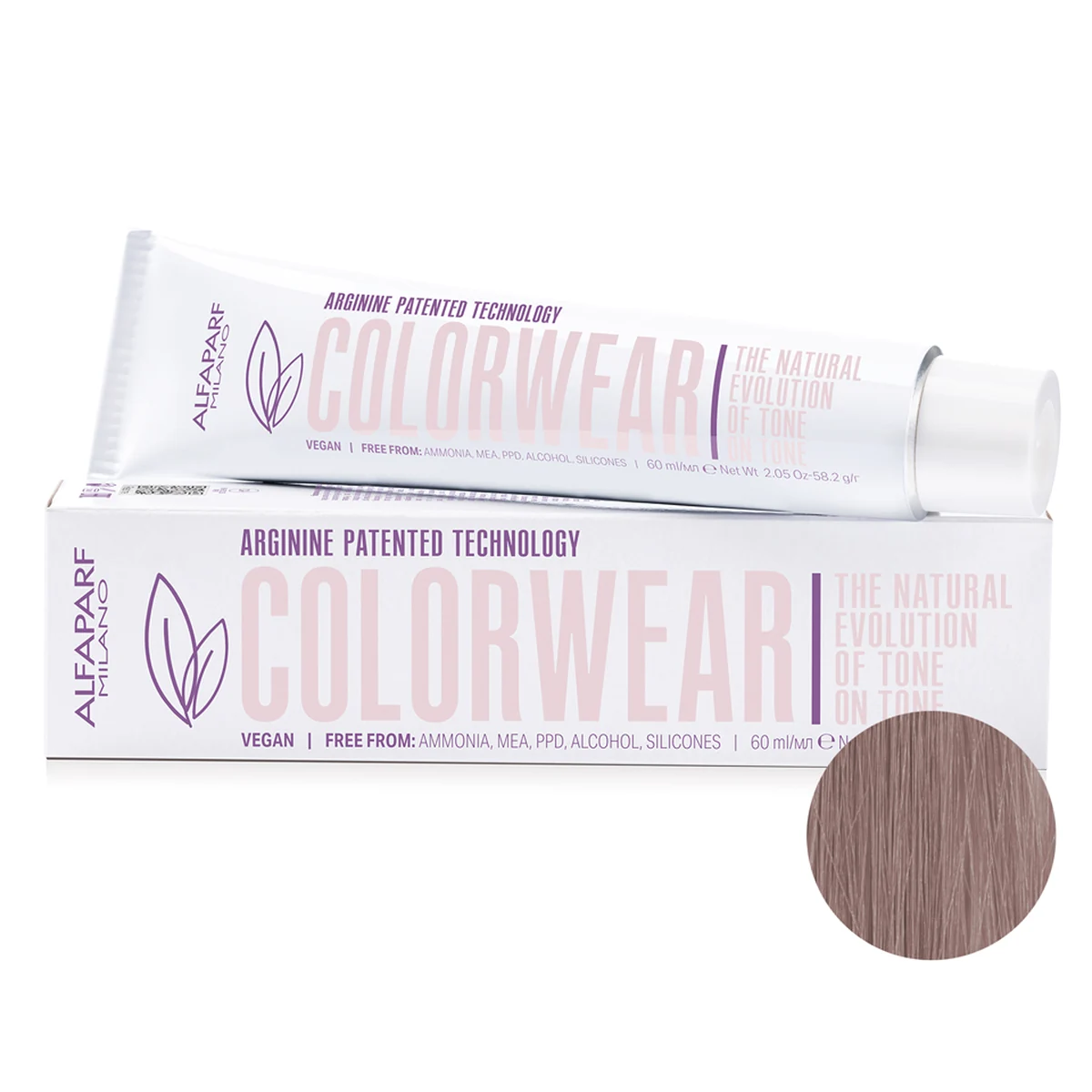ALFAPARF MILANO Professional Тонирующая краска для волос 9.02 СOLOR WEAR, 60 мл
