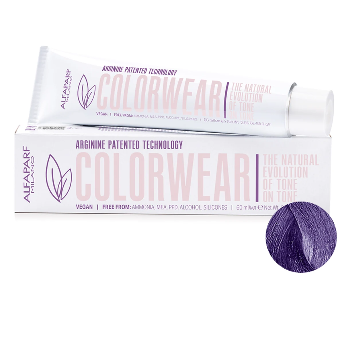 ALFAPARF MILANO Professional Тонирующая краска для волос 5 UV СOLOR WEAR, 60 мл