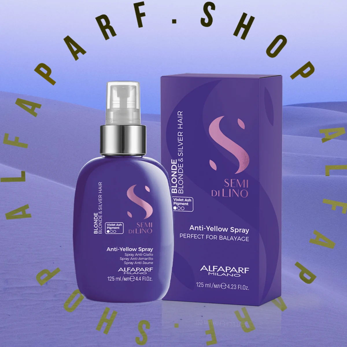 ALFAPARF MILANO Professional Несмываемый спрей антижёлтый Anti-Yellow Spray, 125 мл