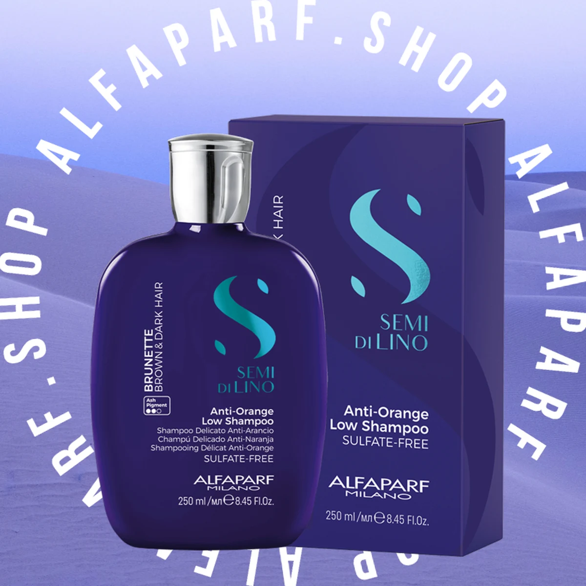 ALFAPARF MILANO Professional Шампунь антиоранжевый Anti-Orange Low Shampoo, 250 мл