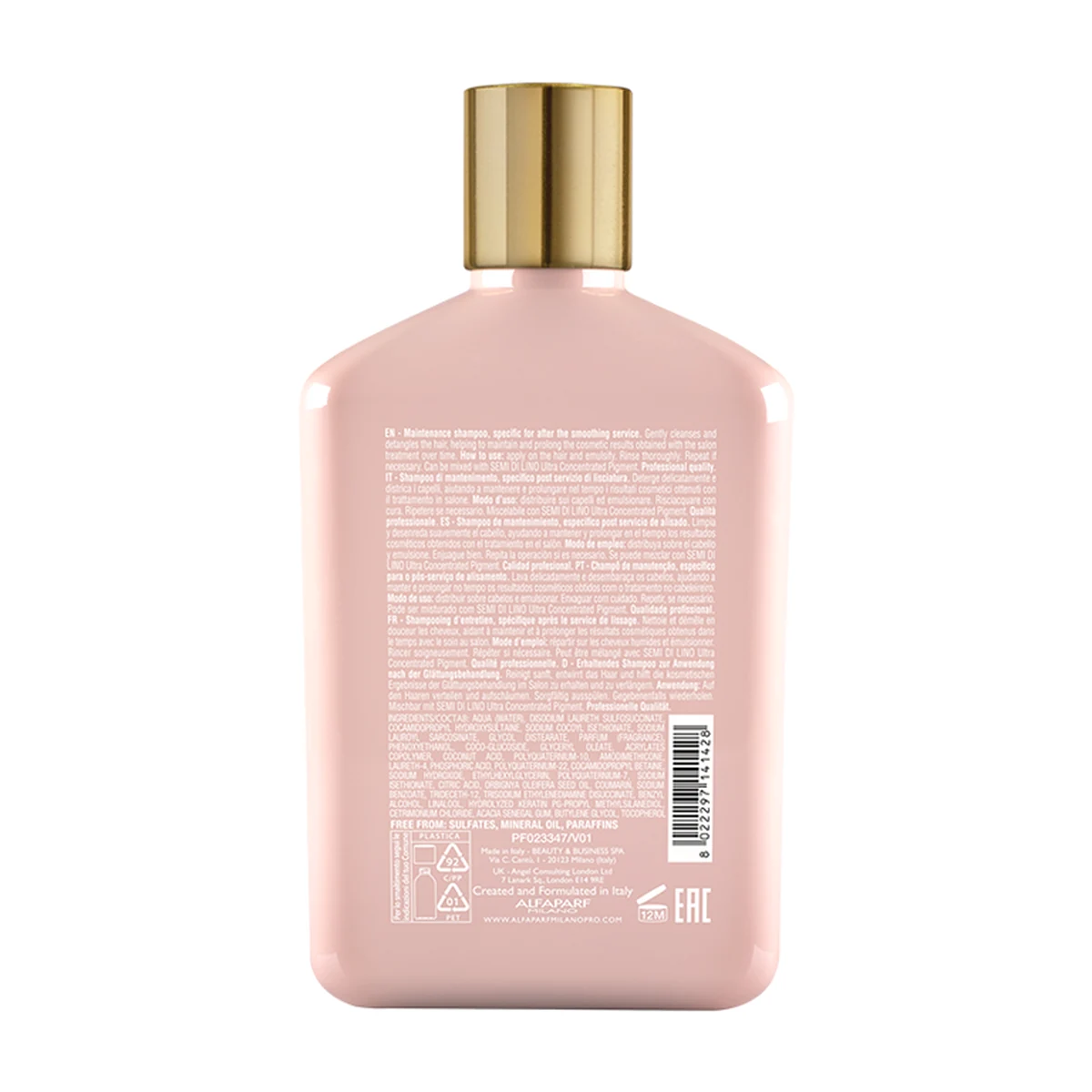 ALFAPARF MILANO Professional Кератиновый шампунь для гладкости волос KT LD MAINTENANCE SHAMPOO, 250 мл, фото 2