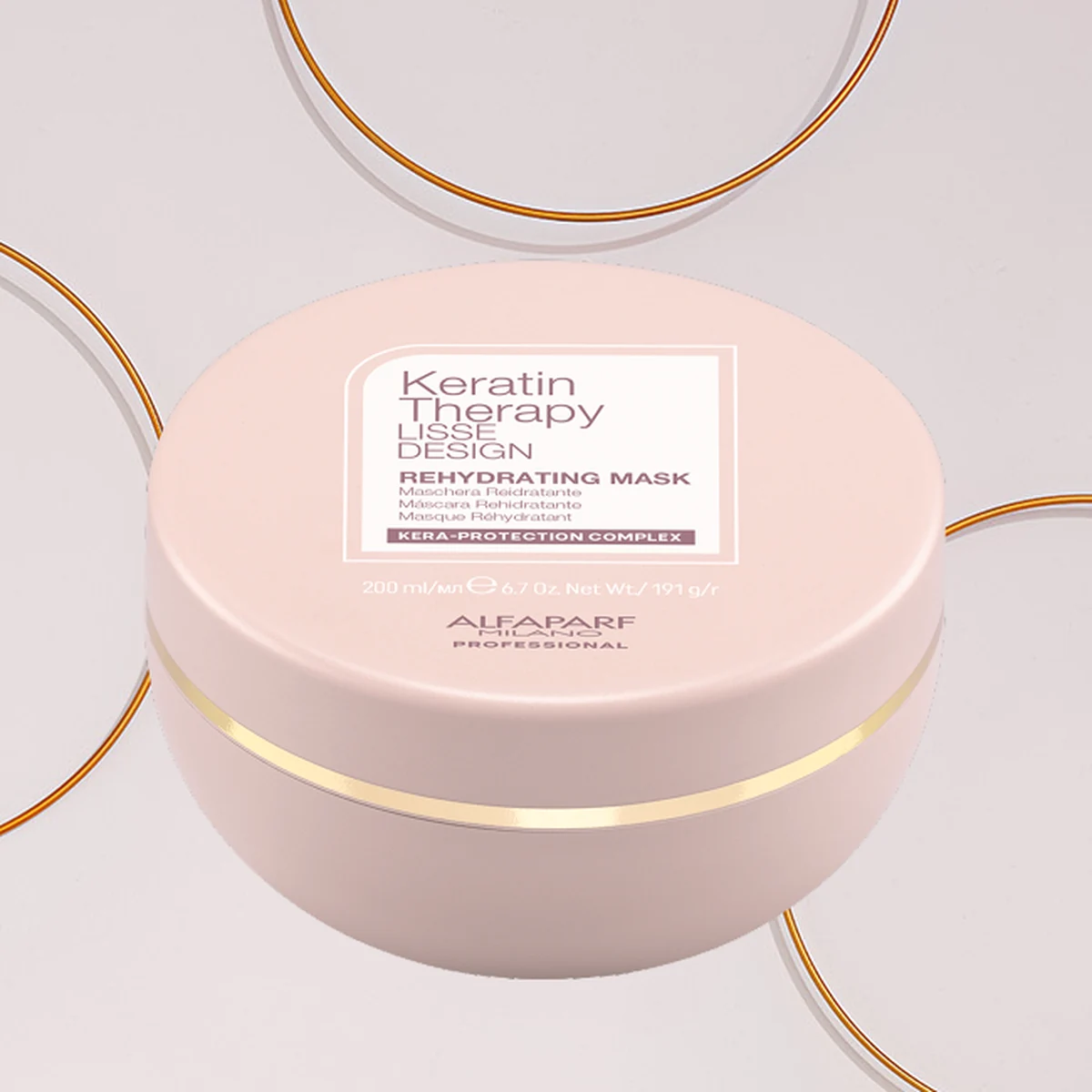 ALFAPARF MILANO Professional Кератиновая увлажняющая маска для волос KT LD REHYDRATING MASK, 200 мл, фото 1