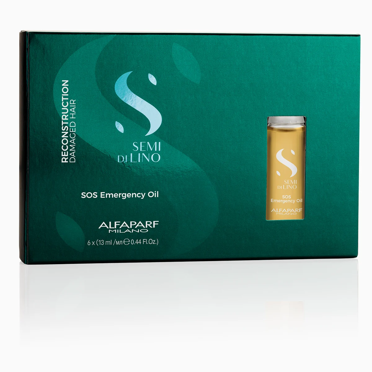 ALFAPARF MILANO Professional Mасло восстанавливающее структуру волос SDL R SOS EMERGENCY OIL, 6 х 13 мл