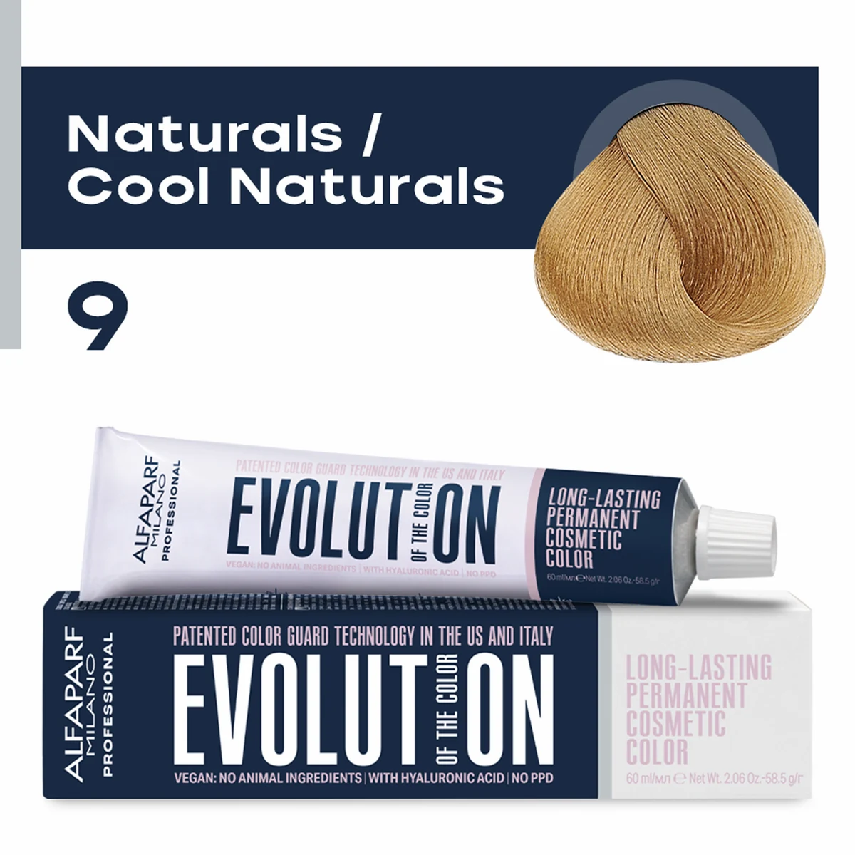ALFAPARF MILANO Professional Крем-краска перманентная 9 Evolution of the Color, 60мл
