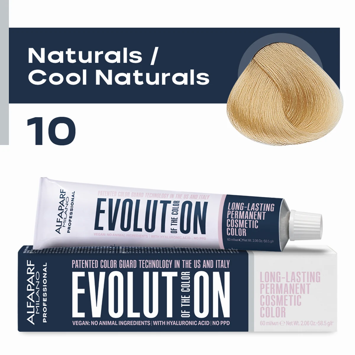 ALFAPARF MILANO Professional Крем-краска перманентная 10 Evolution of the Color, 60мл