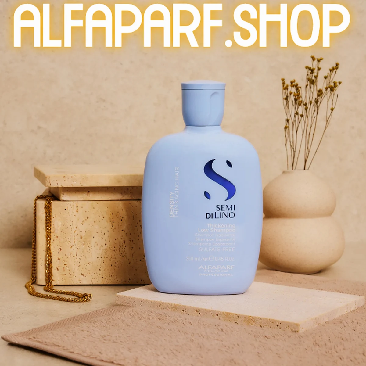 ALFAPARF MILANO Professional Шампунь уплотняющий для увеличения густоты волос SDL THICKENING LOW SHAMPOO, 250 мл, фото 2