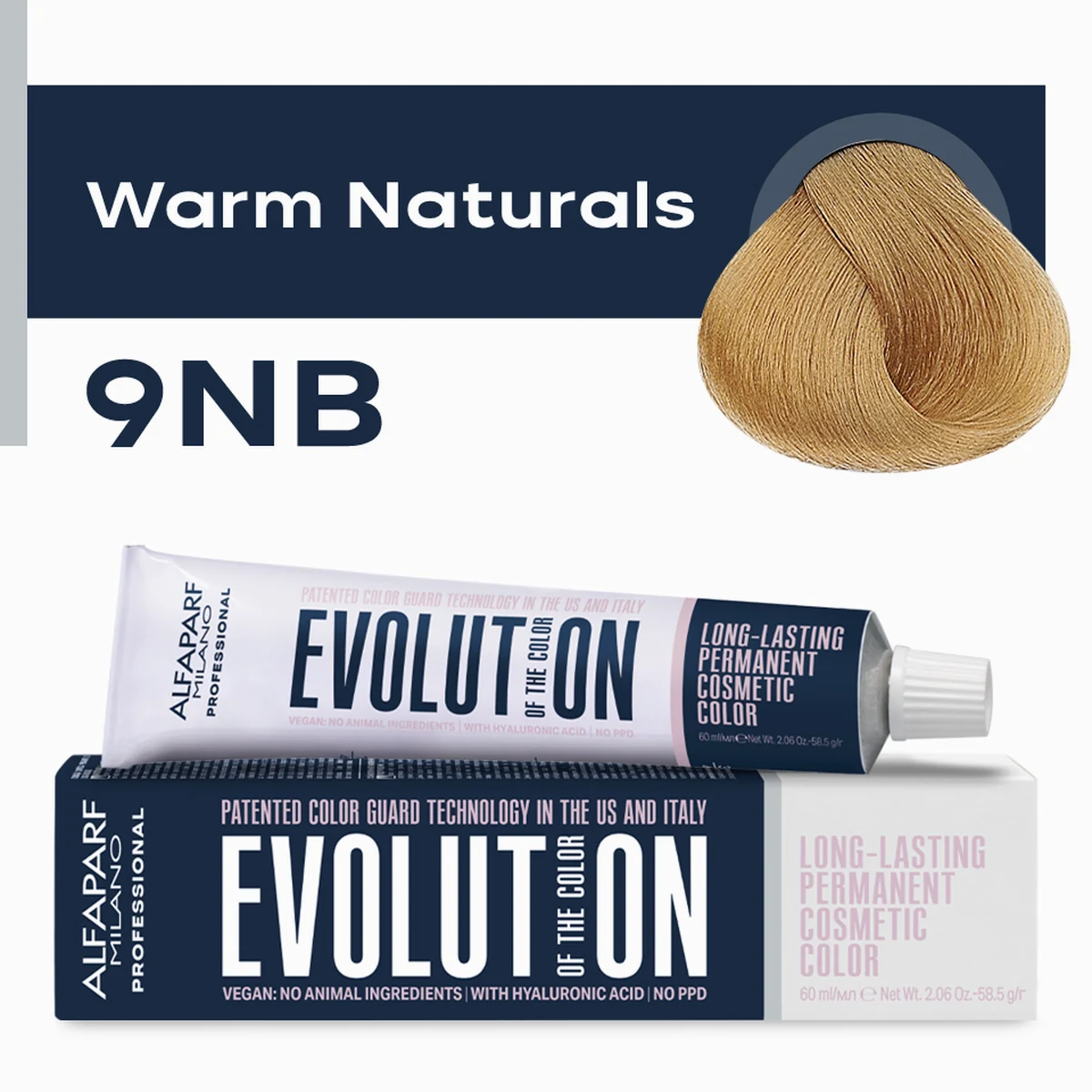 ALFAPARF MILANO Professional Крем-краска перманентная 9NB Evolution of the color, 60 мл