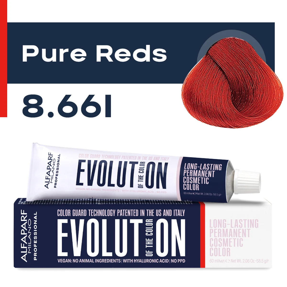 ALFAPARF MILANO Professional Крем-краска перманентная 8.66I Evolution of the Color, 60мл