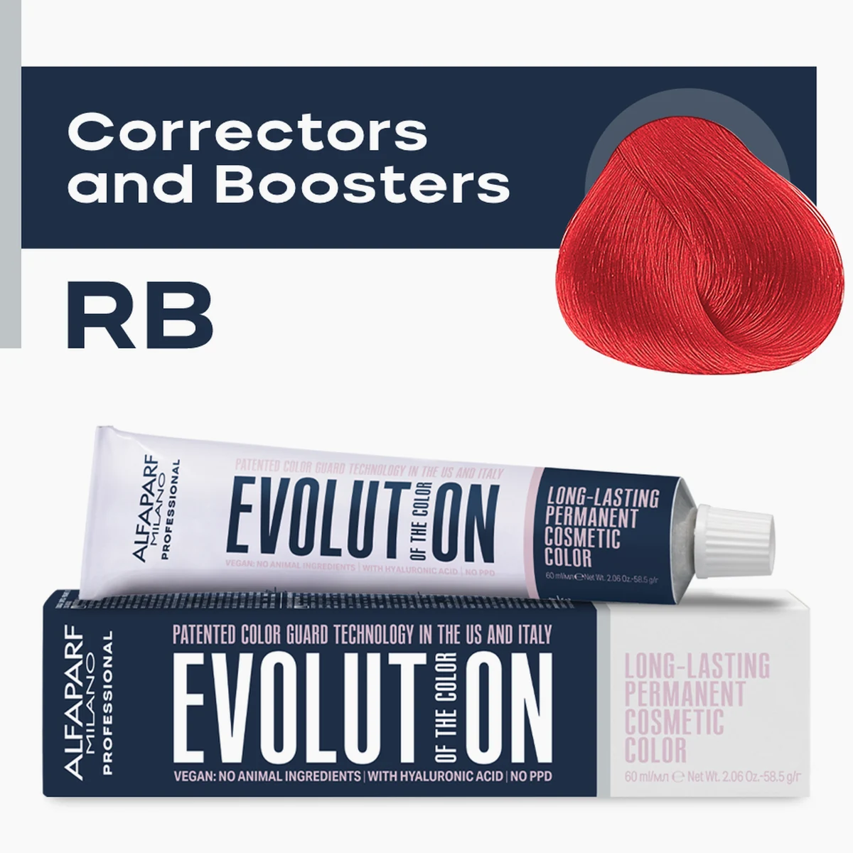 ALFAPARF MILANO Professional Крем-краска перманентная RB Evolution of the Color, 60мл