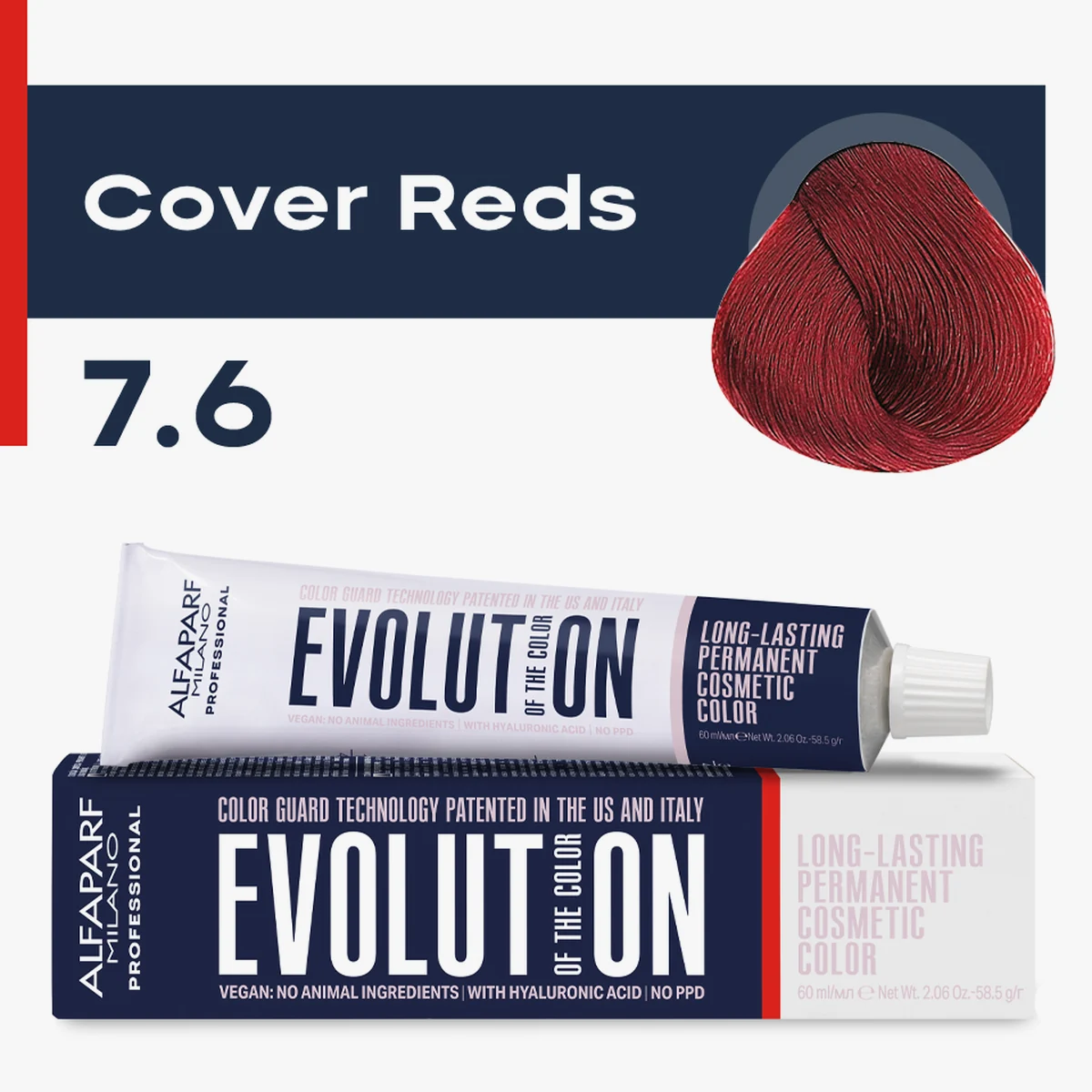 ALFAPARF MILANO Professional Крем-краска перманентная 7.6 Evolution of the Color , 60мл