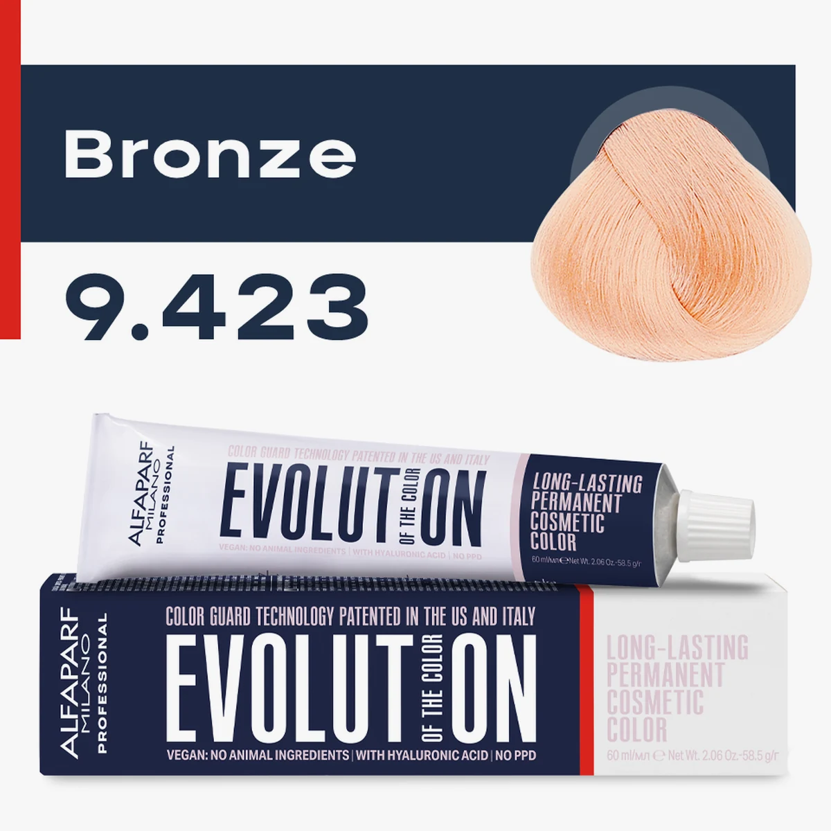 ALFAPARF MILANO Professional Крем-краска перманентная 9.423 Evolution of the Color, 60мл