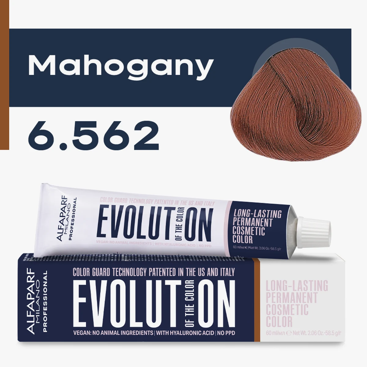 ALFAPARF MILANO Professional Крем-краска перманентная 6.562 Evolution of the Color, 60 мл