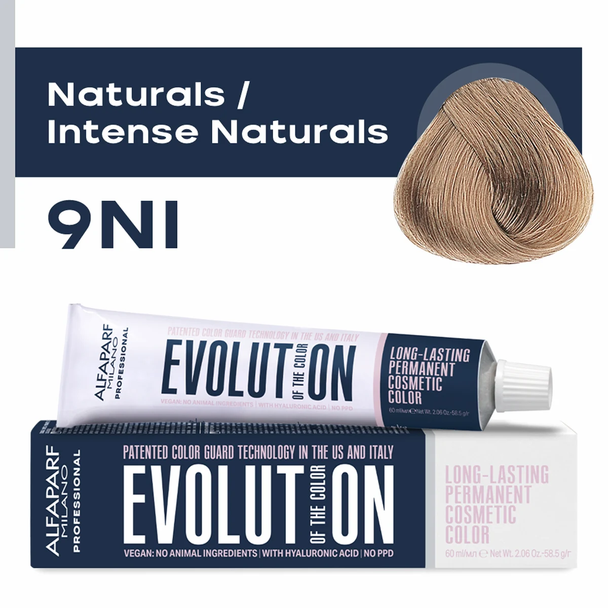 ALFAPARF MILANO Professional Крем-краска перманентная 9NI Evolution of the Color, 60мл