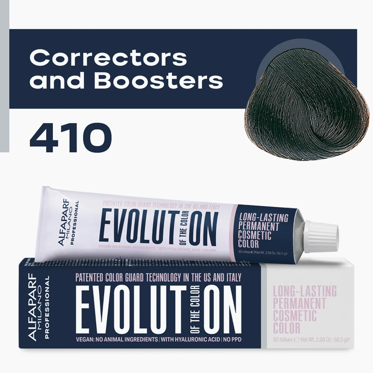ALFAPARF MILANO Professional Крем-краска перманентная 410 Evolution of the Color, 60мл