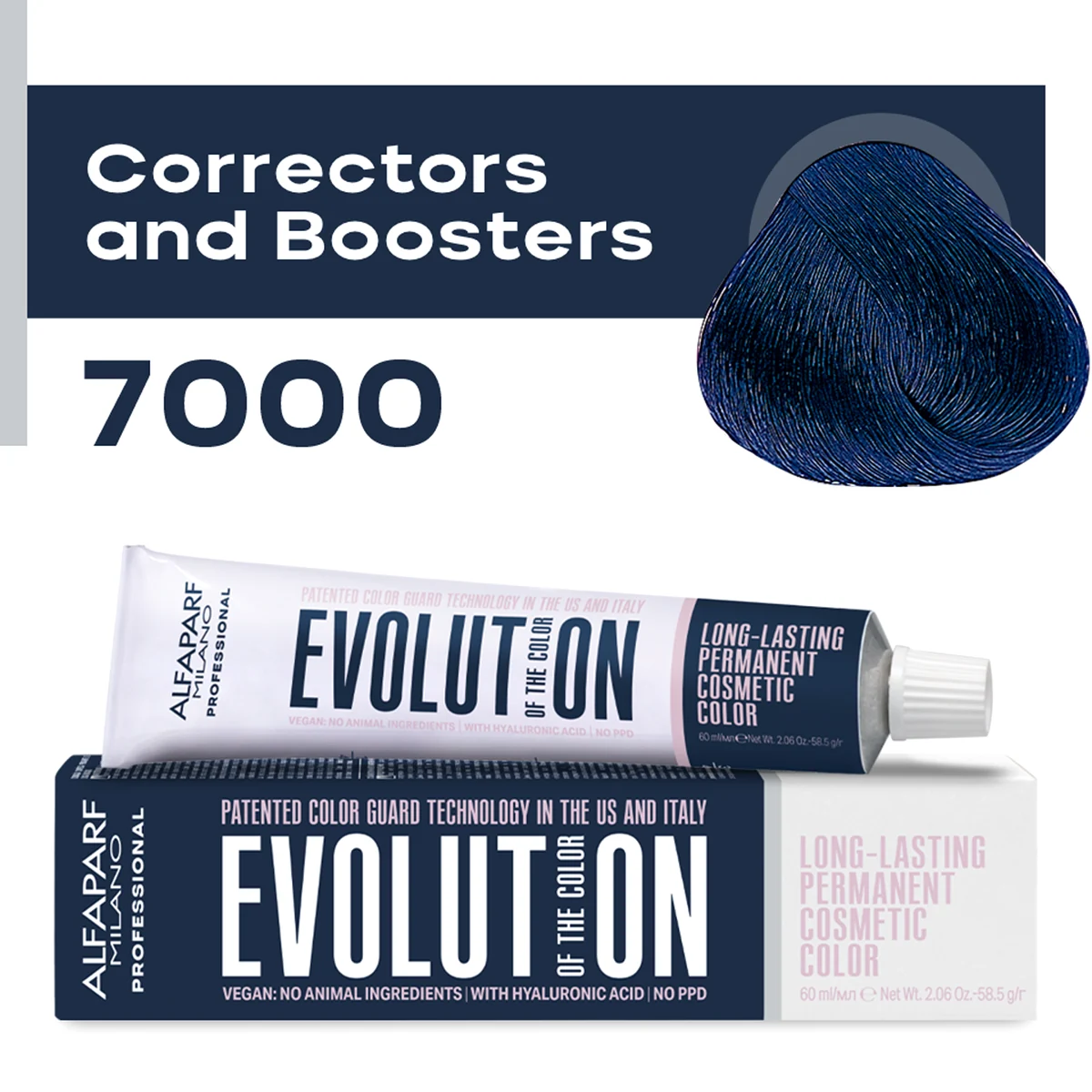 ALFAPARF MILANO Professional Крем-краска перманентная 7000 Evolution of the Color, 60мл