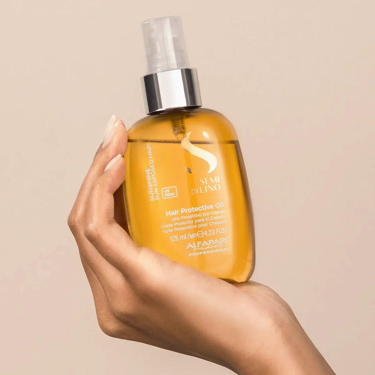ALFAPARF MILANO Professional Масло для волос с UV-фильтром SDL SUNSHINE HAIR PROTECTIVE OIL, 125 мл, фото 3