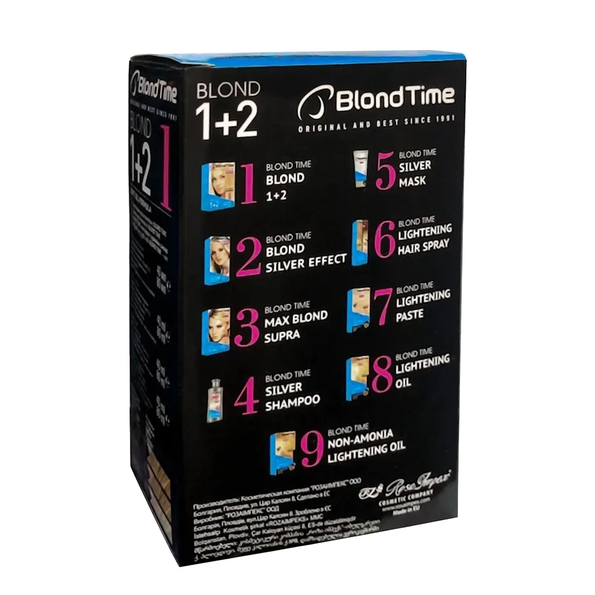 BLOND TIME Осветляющий продукт для волос №1 BLOND гель+окислитель 12%, фото 2