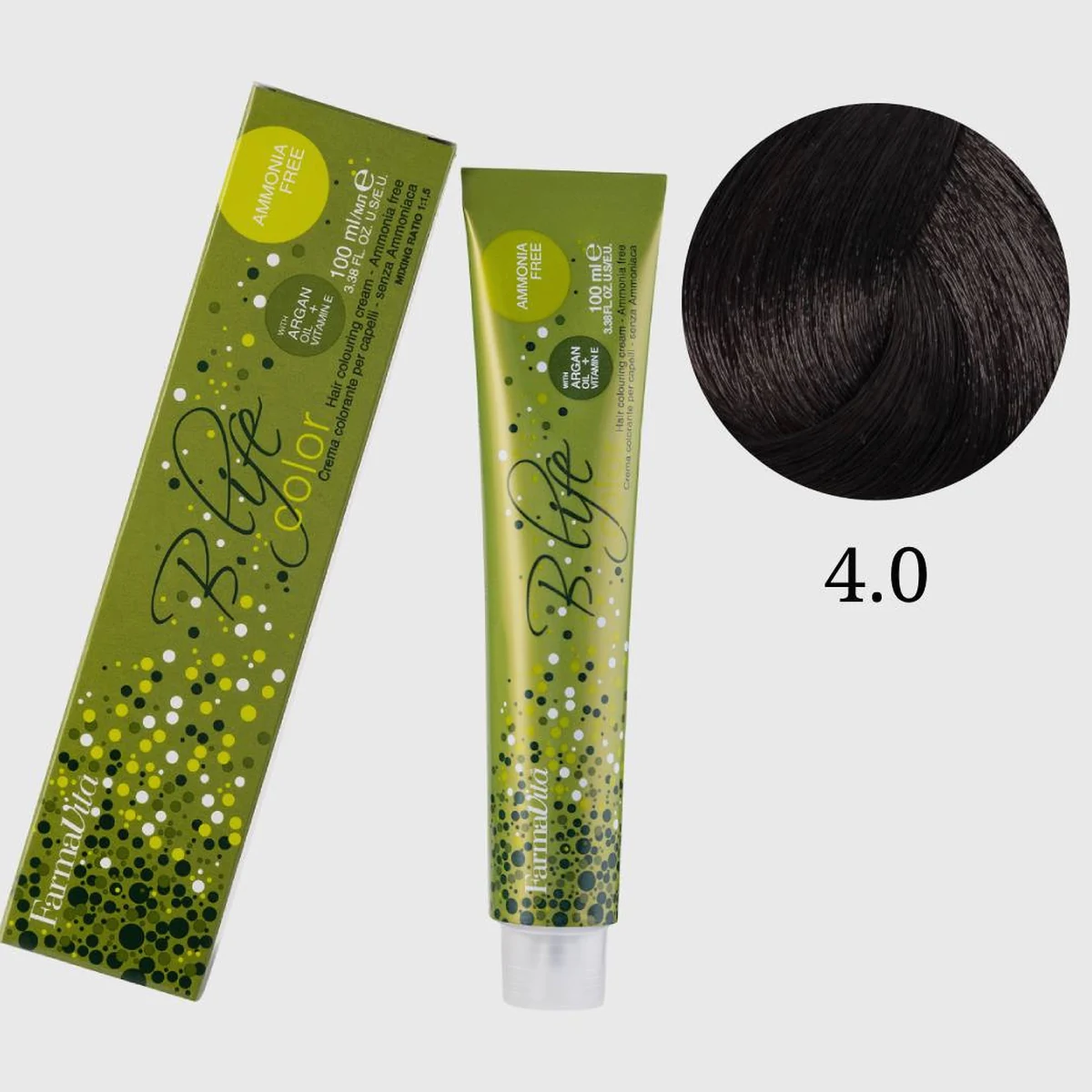 Farmavita FarmaVita, Краска для волос Bio Life Color 4.0 Каштановый, 100мл