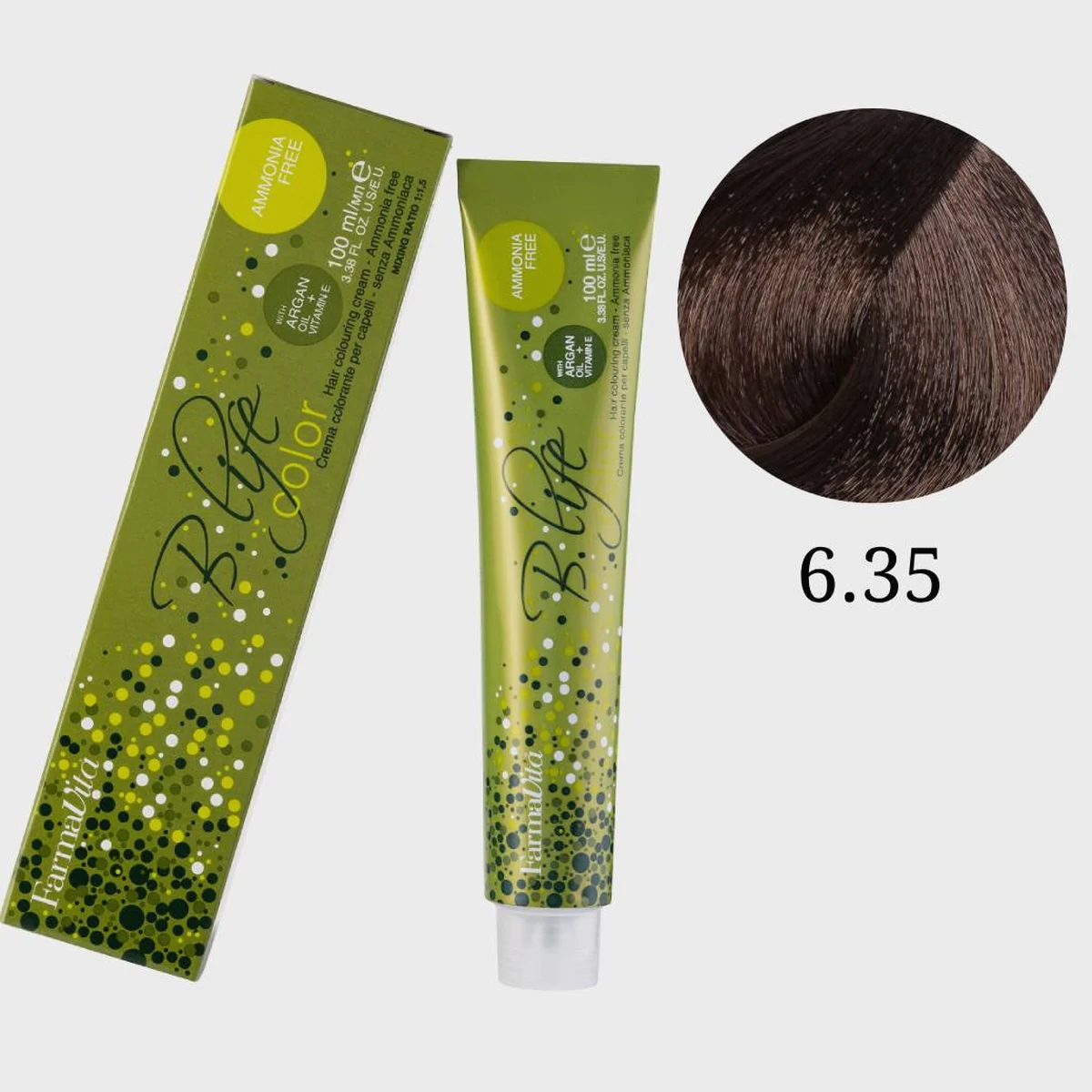 Farmavita FarmaVita, Краска для волос Bio Life Color 6.35 Темный блондин шоколадный, 100мл