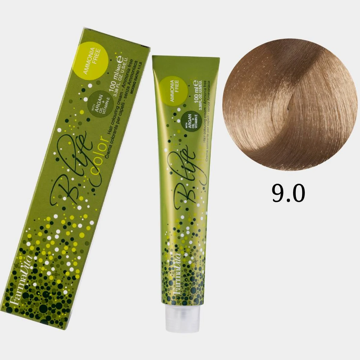 Farmavita FarmaVita, Краска для волос Bio Life Color 9.0 Блондин натуральный, 100мл