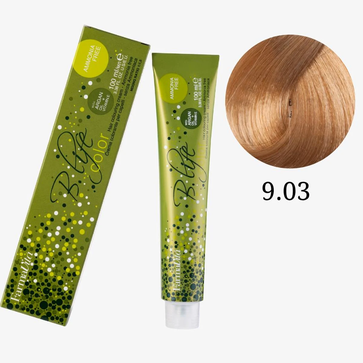 Farmavita FarmaVita, Краска для волос Bio Life Color 9.03 Очень светлый блондин коричневый, 100мл