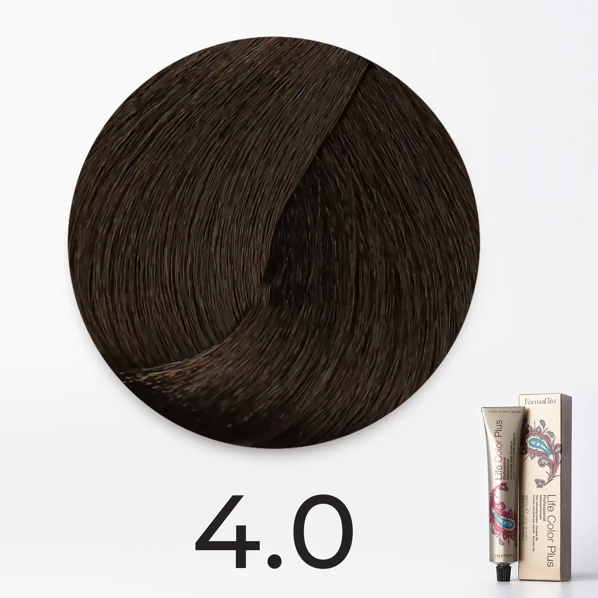 Farmavita FarmaVita, Краска для волос Life Color Plus 4.0 Каштановый, 100 мл