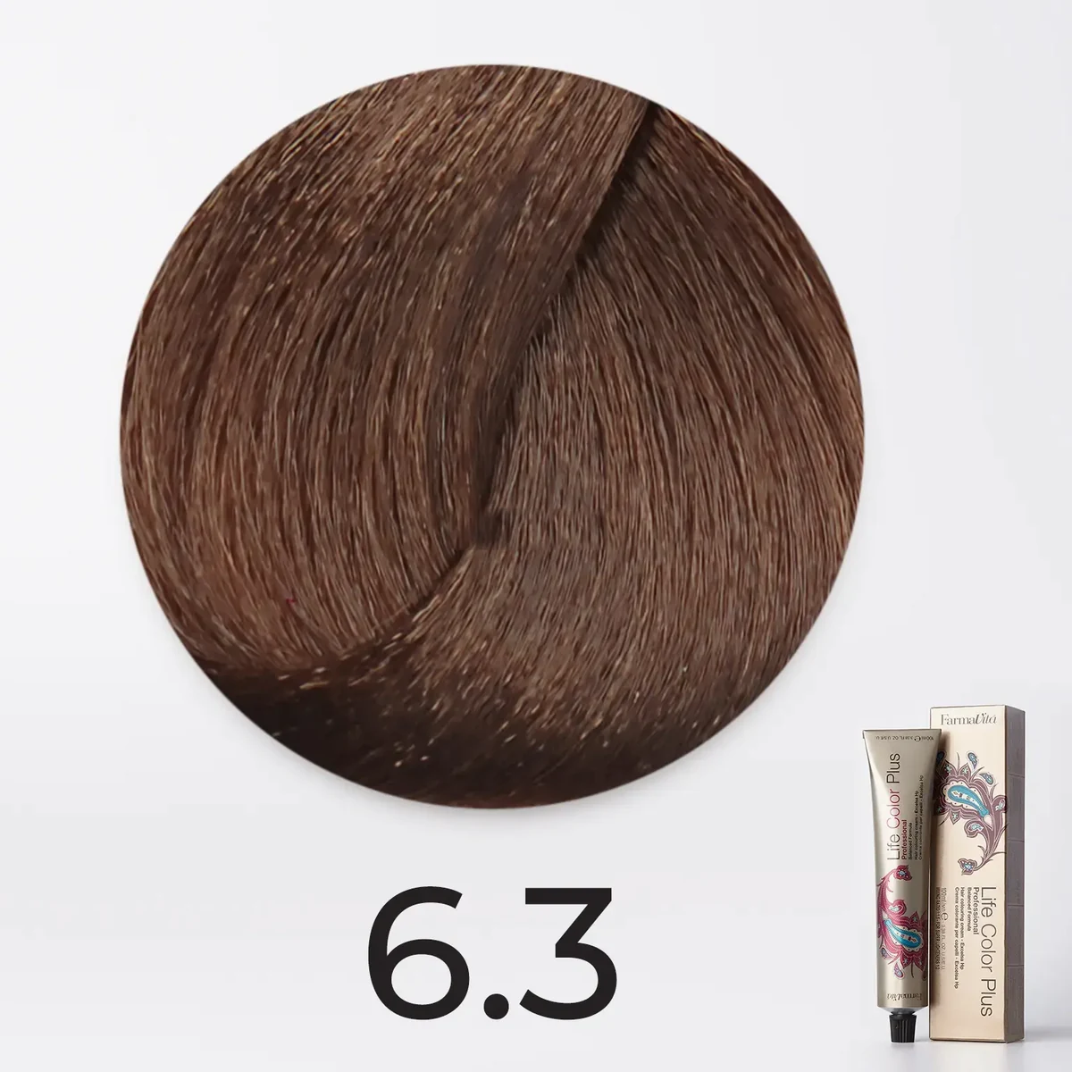 Farmavita FarmaVita, Краска для волос Life Color Plus 6.3 Темный золотистый блондин, 100 мл