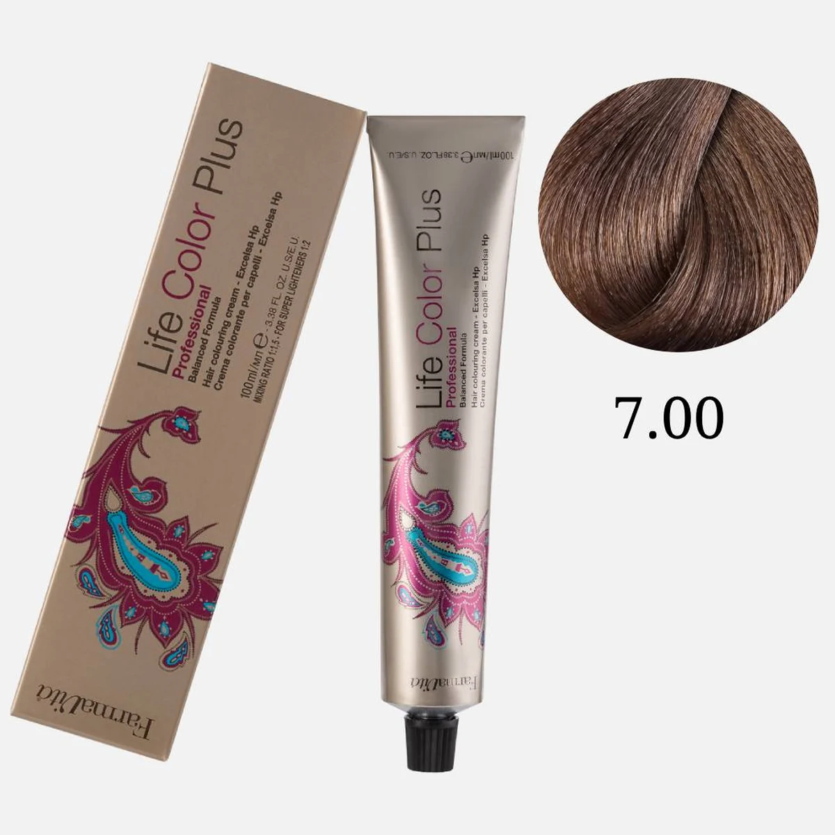 Farmavita FarmaVita, Краска для волос Life Color Plus 7.00 Насыщенный блондин, 100 мл