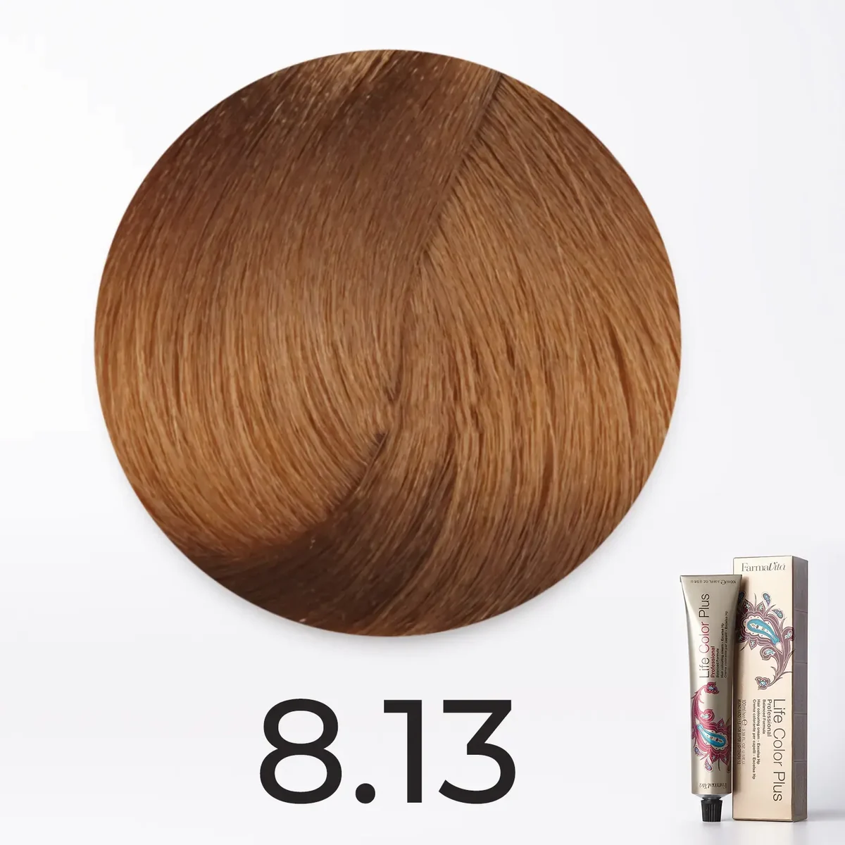 Farmavita FarmaVita, Краска для волос Life Color Plus 8.13 Светлый бежевый блондин, 100 мл
