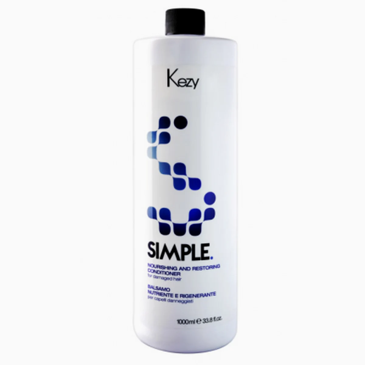 Kezy Kezy, Бальзам питательный восстанавливающий для поврежденных волос Simple, 1000 мл