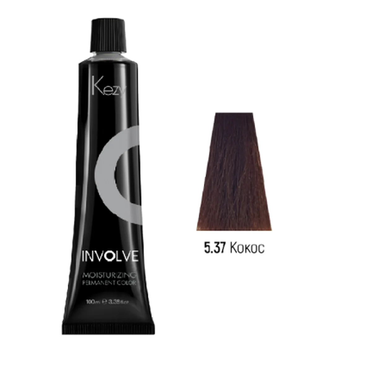 Kezy Kezy, Крем-краска Involve color 5.37 Кокос, 100 мл
