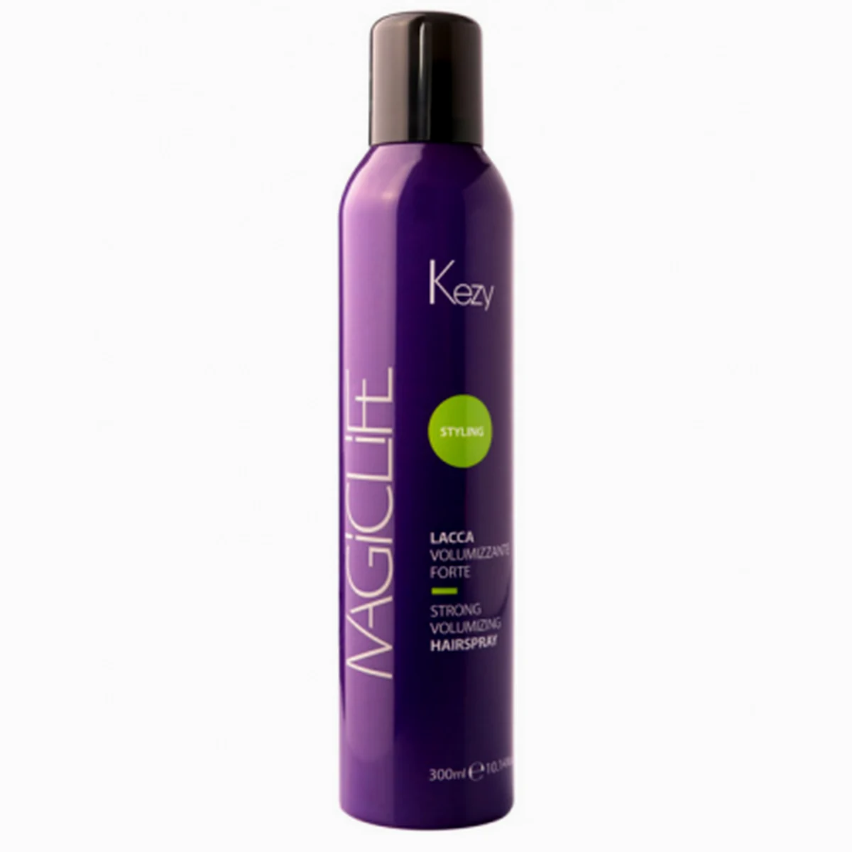 Kezy Kezy, Лак для укладки волос сильной фиксации для объёма Magic Life StyLing, 300 мл