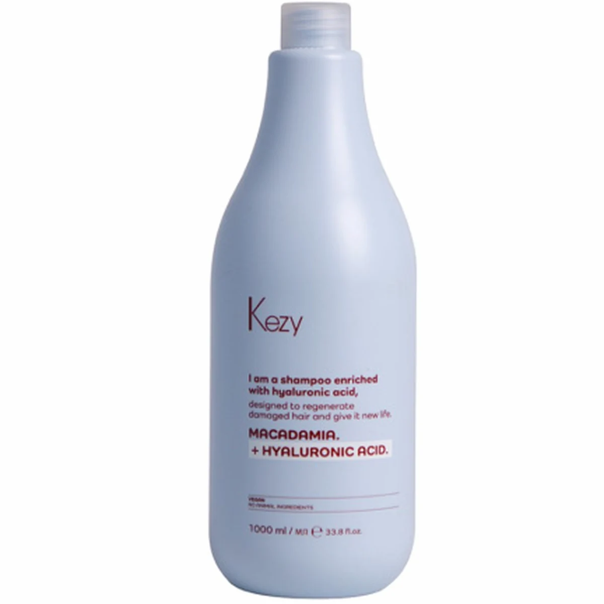 Kezy Kezy, Шампунь для восстановления слабых и поврежденных волос I am MACADAMIA + HYALURONIC ACI, 375 мл