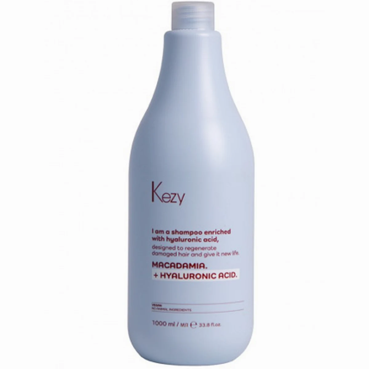 Kezy Kezy, Шампунь для восстановления слабых и поврежденных волос I am MACADAMIA + HYALURONIC ACI, 1000мл