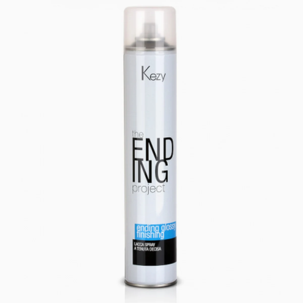 Kezy Kezy, Спрей-лак для укладки волос надежной фиксации The Ending Glossy Finishing, 500 мл