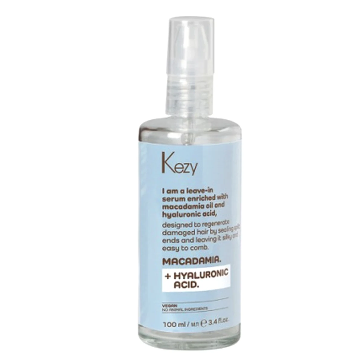 Kezy Kezy, Сыворотка для восстановл. слабых и поврежденных волос I am MACADAMIA + HYALURONIC ACI, 100 мл