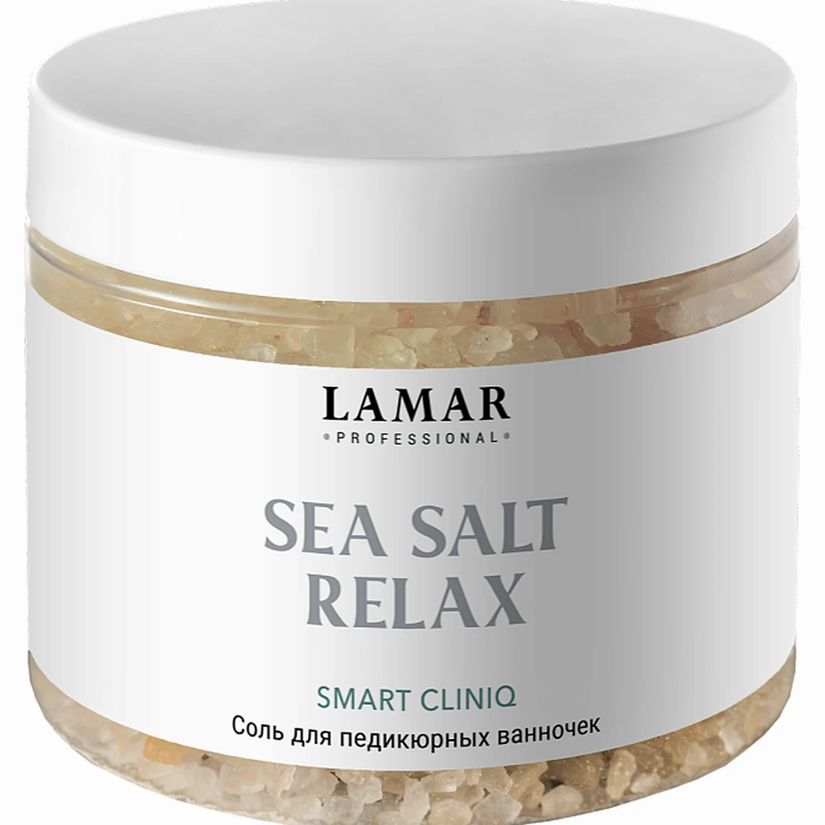 Lamar Professional Lamar Professional, Соль для педикюрных ванночек  Sea salt relax , 500 г