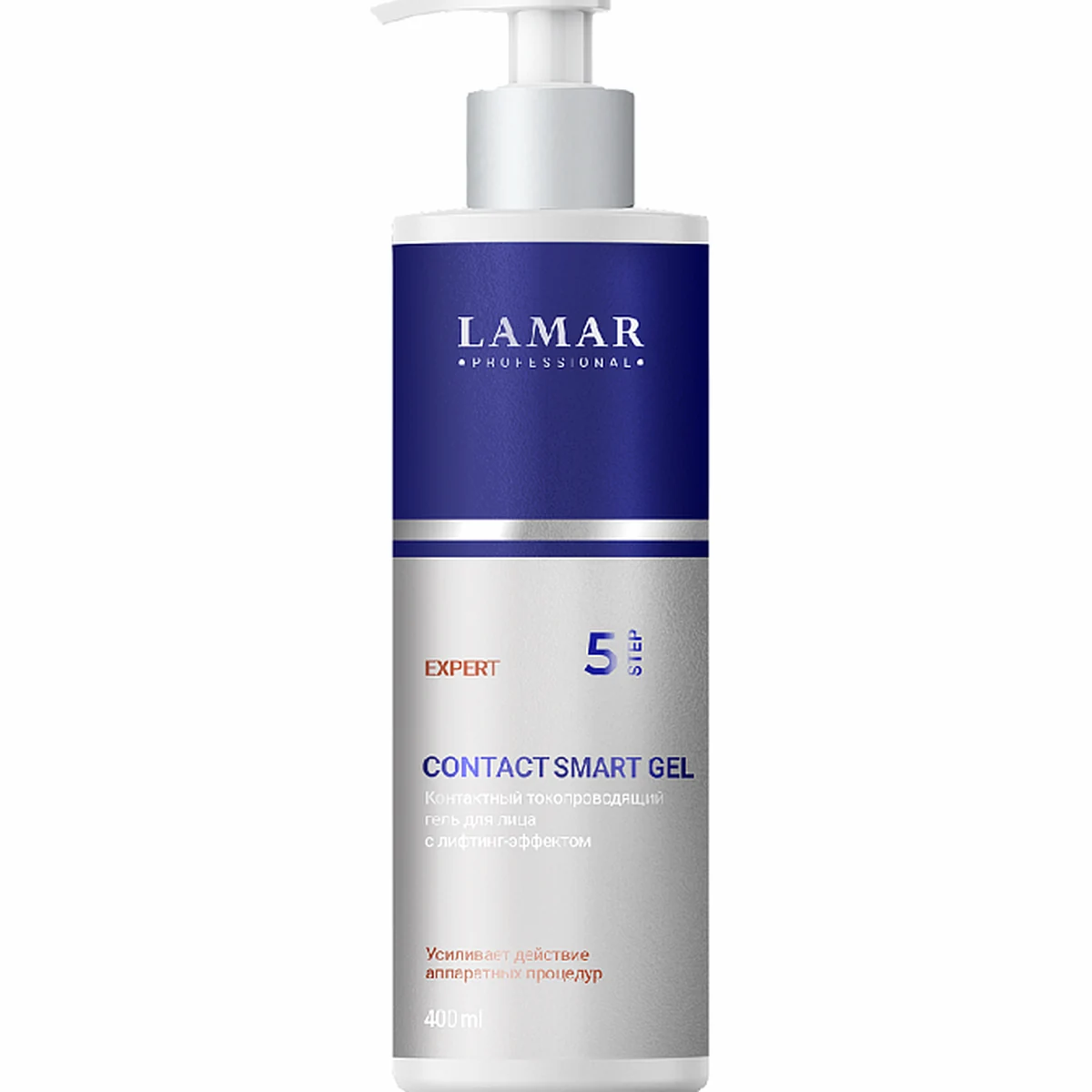 Lamar Professional Lamar Professional, Контактный токопроводящий гель д/лица с лифтинг-эфф-м CONTACT SMART GEL, 400 мл