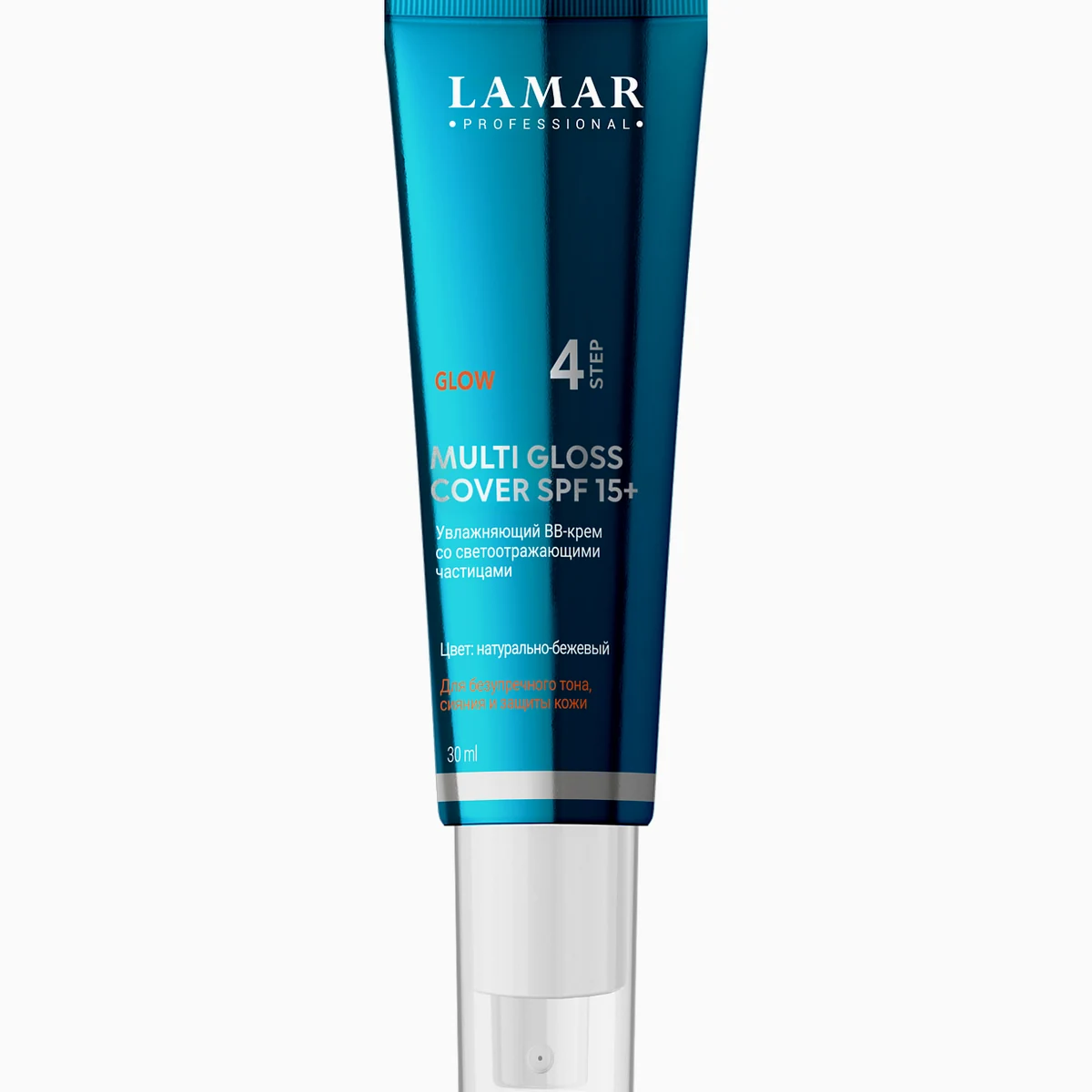 Lamar Professional Lamar Professional, Увлажняющий BB-крем со светоотражающими частицами MULTI GLOSS COVER SPF15+,30 мл