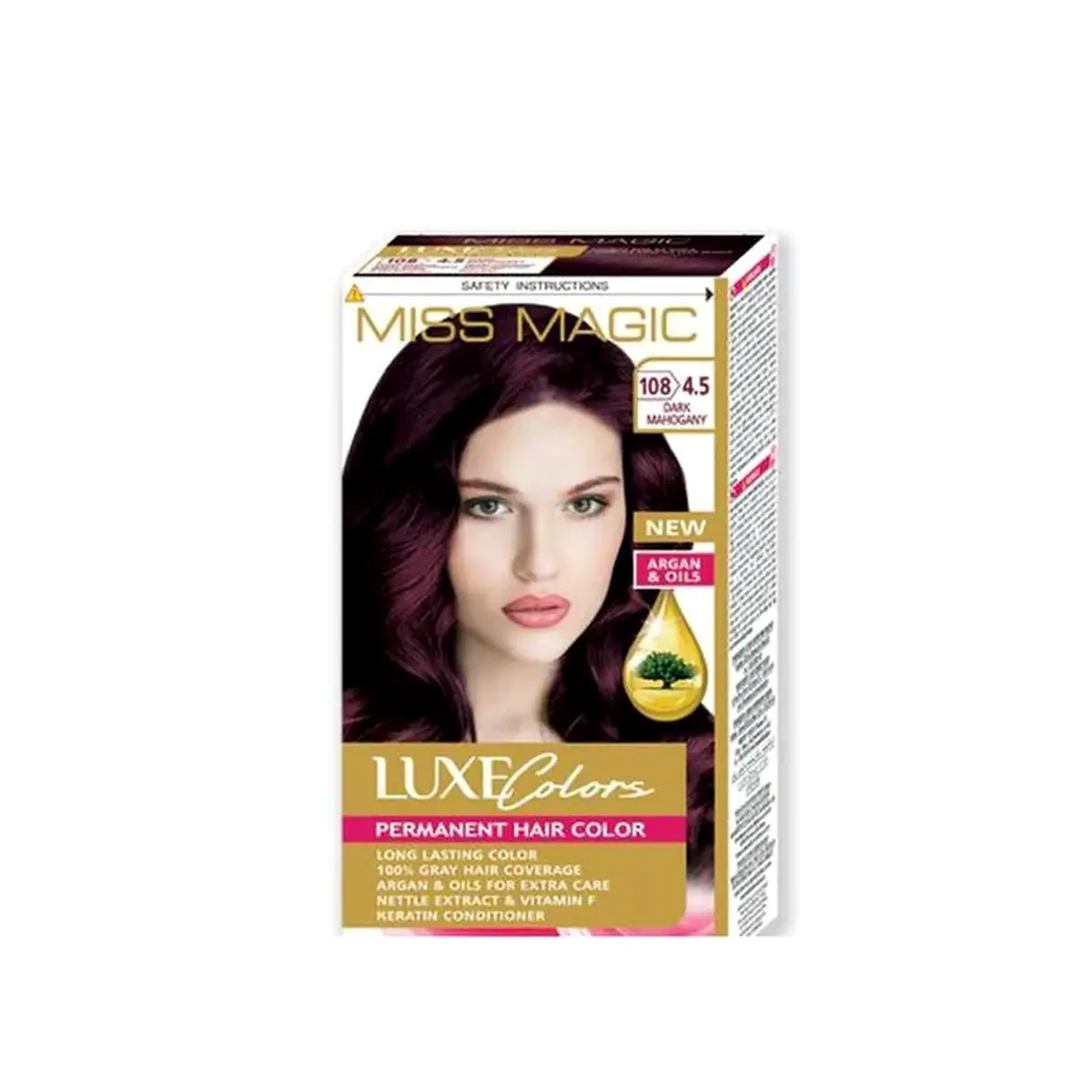 Miss Magic Miss Magic LUXE COLORS 108/4.5- темно-махагоновый