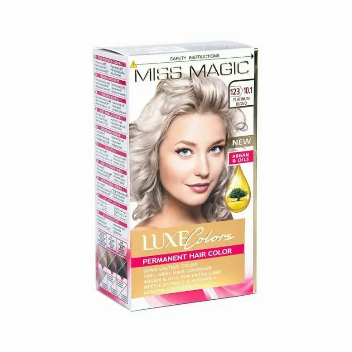 Miss Magic Miss Magic LUXE COLORS 123/10.1 - платиновый блондин