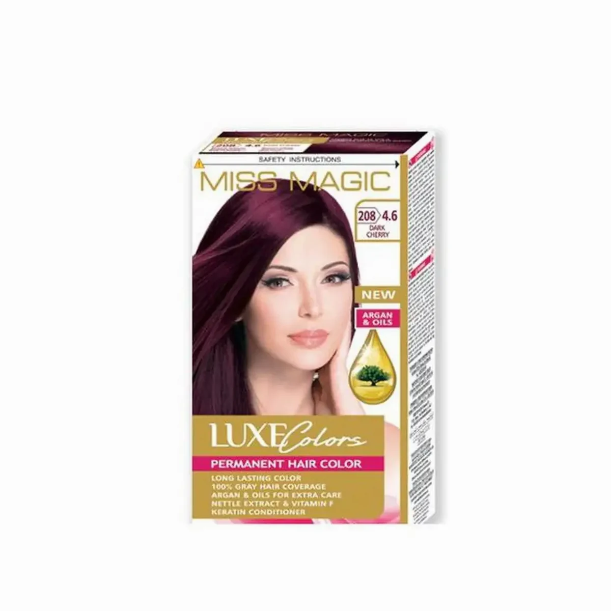 Miss Magic Miss Magic LUXE COLORS 208/4.6- темная вишня