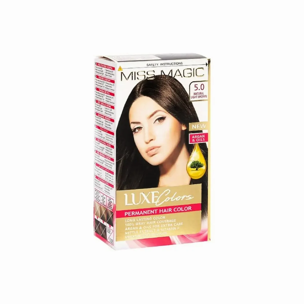 Miss Magic Miss Magic LUXE COLORS 5.0- натуральный светло-коричневый