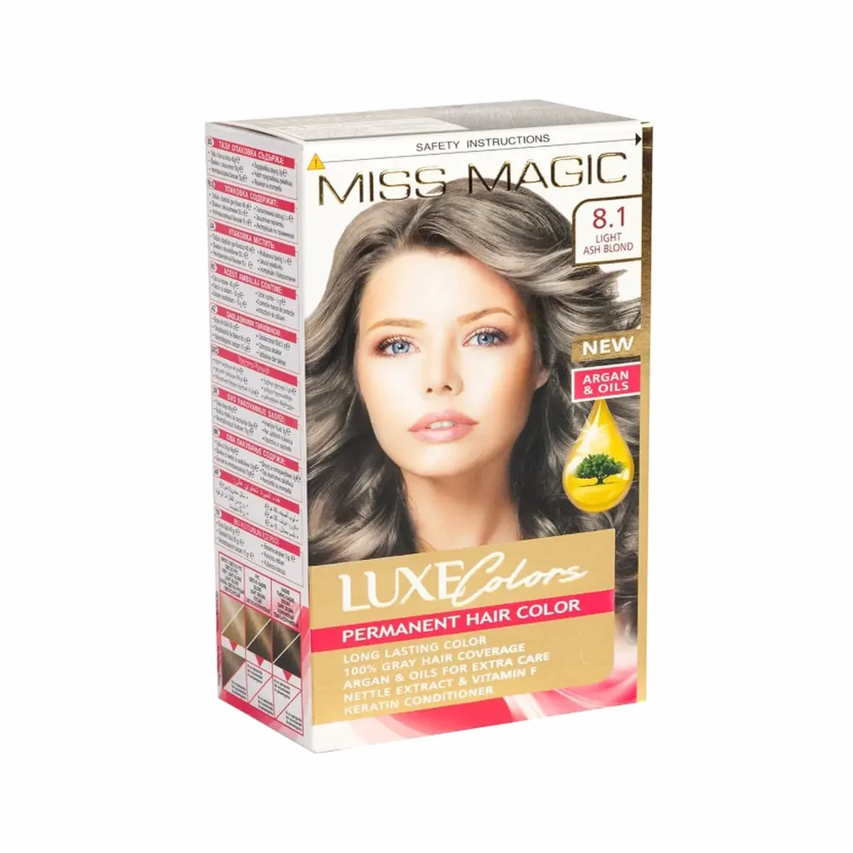 Miss Magic Miss Magic LUXE COLORS 8.1 - светлый пепельно-русый