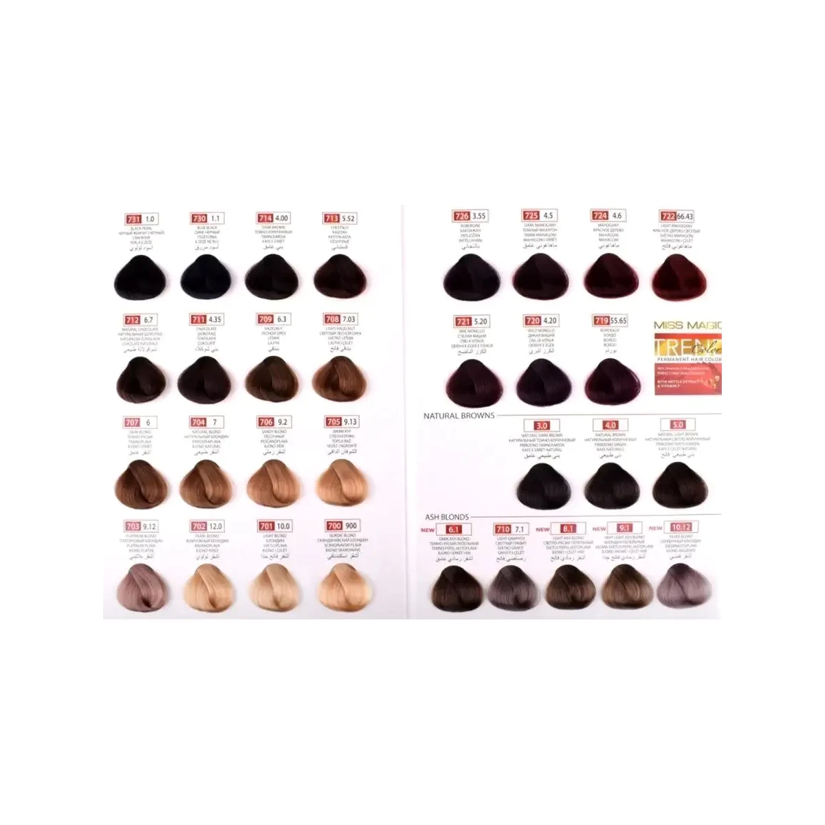Miss Magic Trend Color краска д/волос 10.12 - серебряный блондин, фото 3