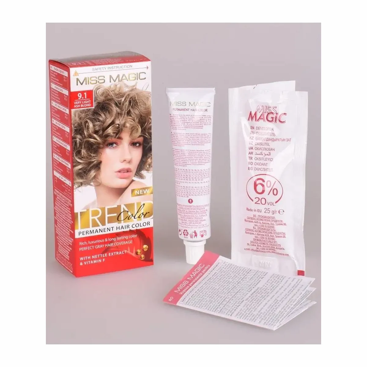 Miss Magic Trend Color краска д/волос 8.1 русый пепельный, фото 2