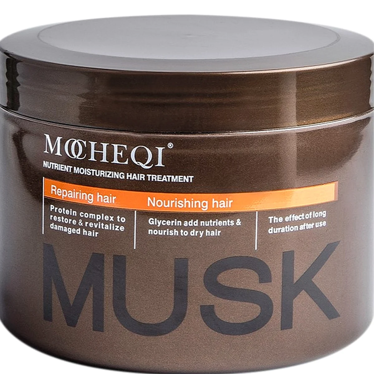Mocheqi Professional MOCHEQI Musk, Протеиновая маска для волос с пантенолом Nuntrient Moisturizing Hair Treatmen, 1000 мл